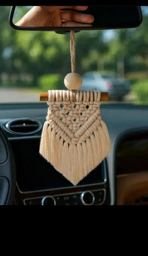 آویز اینه ماشین مکرومه